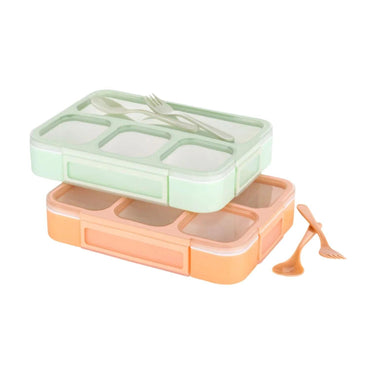 Lunch Box 4 Compartment With Leak Proof