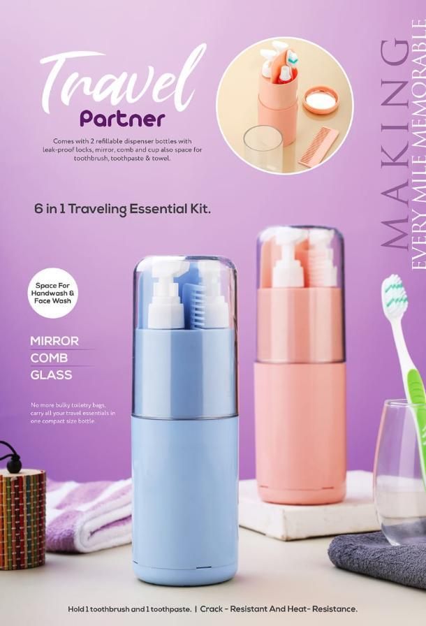 Travel Kit 6-in-1 – Your All-in-One Personal Care Solution