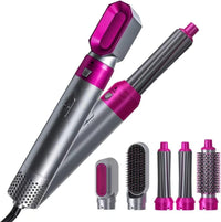 5-in-1 Hair Styling Tool – Dry, Curl, Straighten & More!